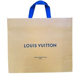 Louis Vuitton Authentic Large Shopping Gift‎ Luxury Bag 13 x 15 Med Lrg Designer